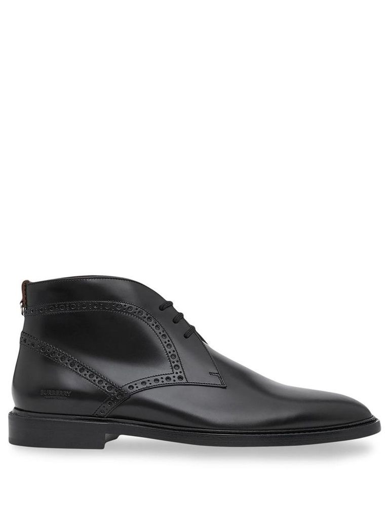 Burberry lace-up brogue boots - Black
