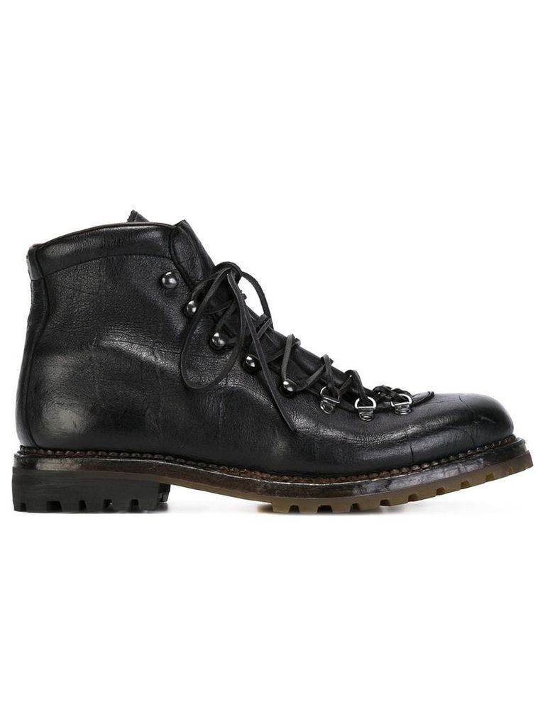 Premiata lace up boots - Black