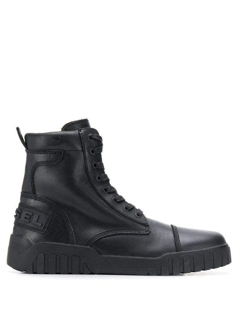 Diesel hybrid sneaker-boots - Black