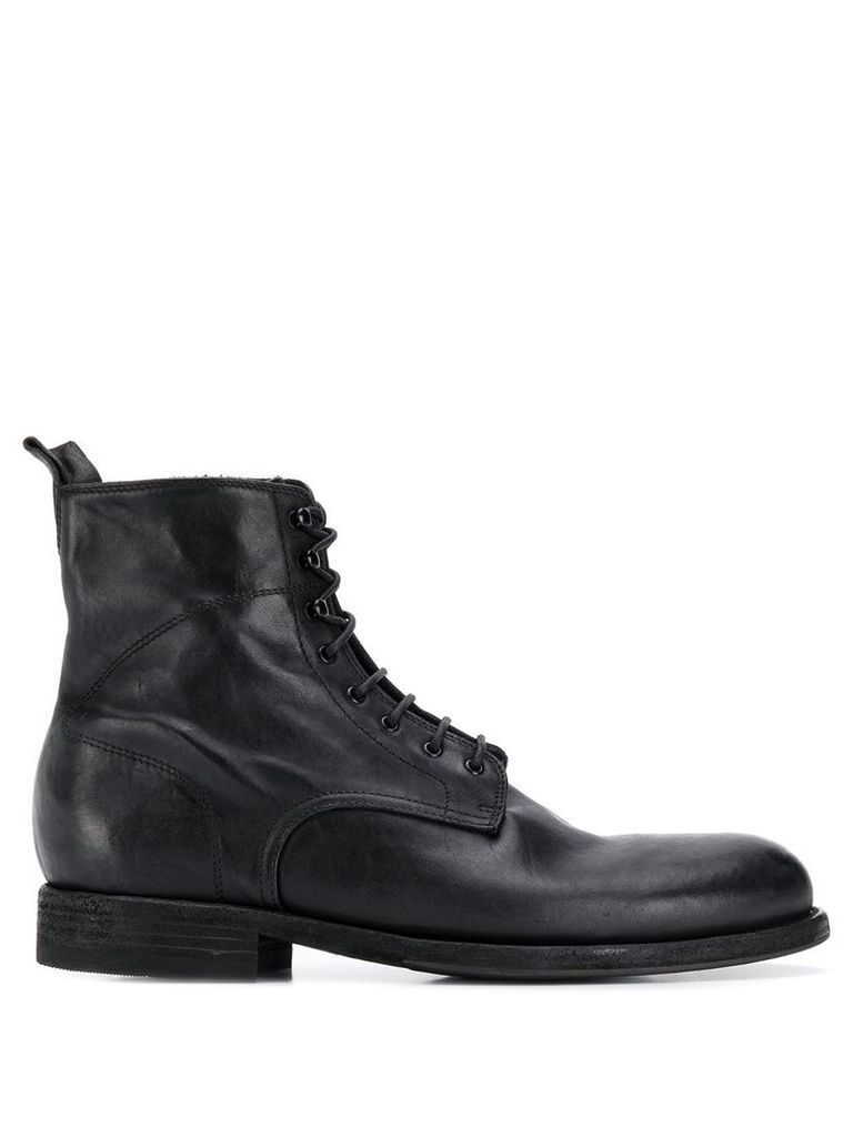Pantanetti lace-up ankle boots - Black