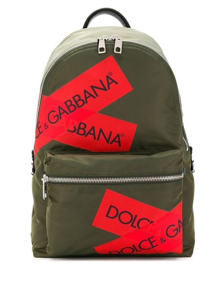 Dolce & Gabbana logo packpack - Green