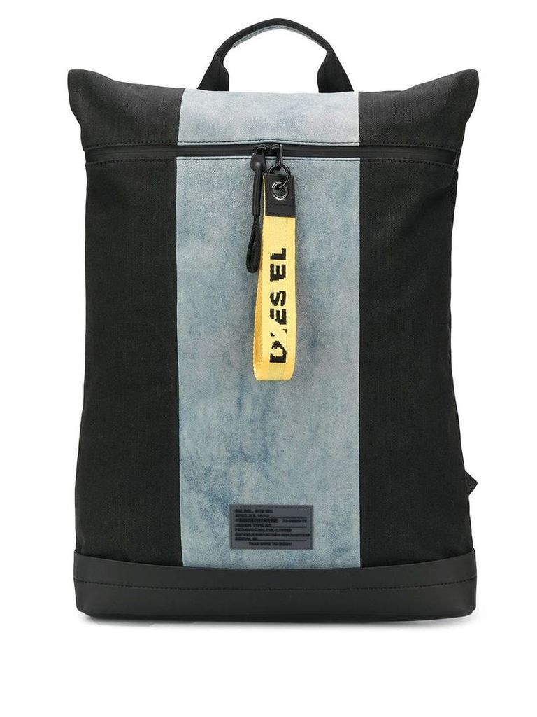 Diesel paneled backpack - Black