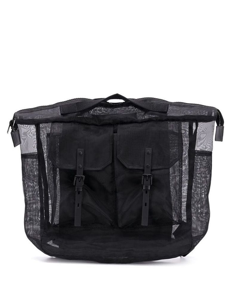 Ally Capellino Frank sheer backpack - Black