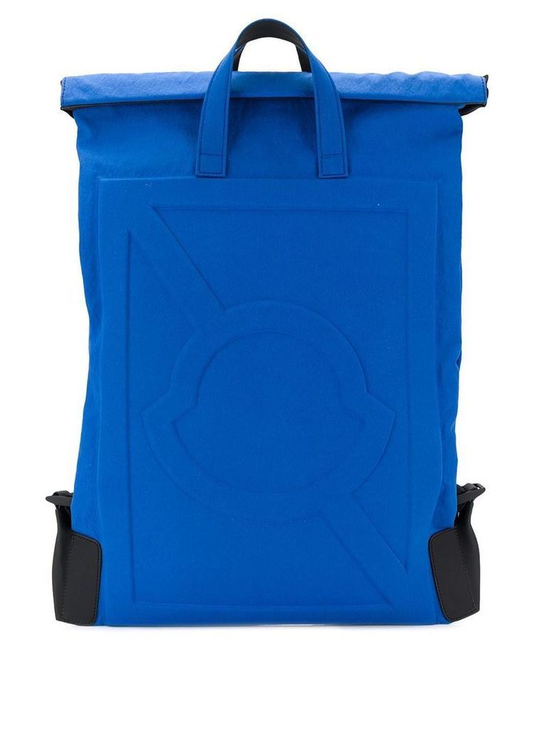 Moncler slim-styled backpack - Blue