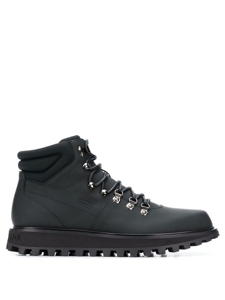 Dolce & Gabbana Vulcano trekking boots - Black