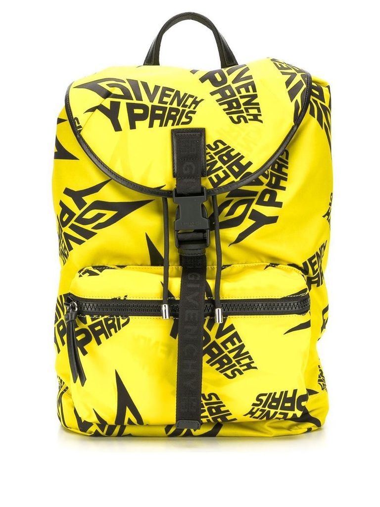 Givenchy logo backpack - Yellow