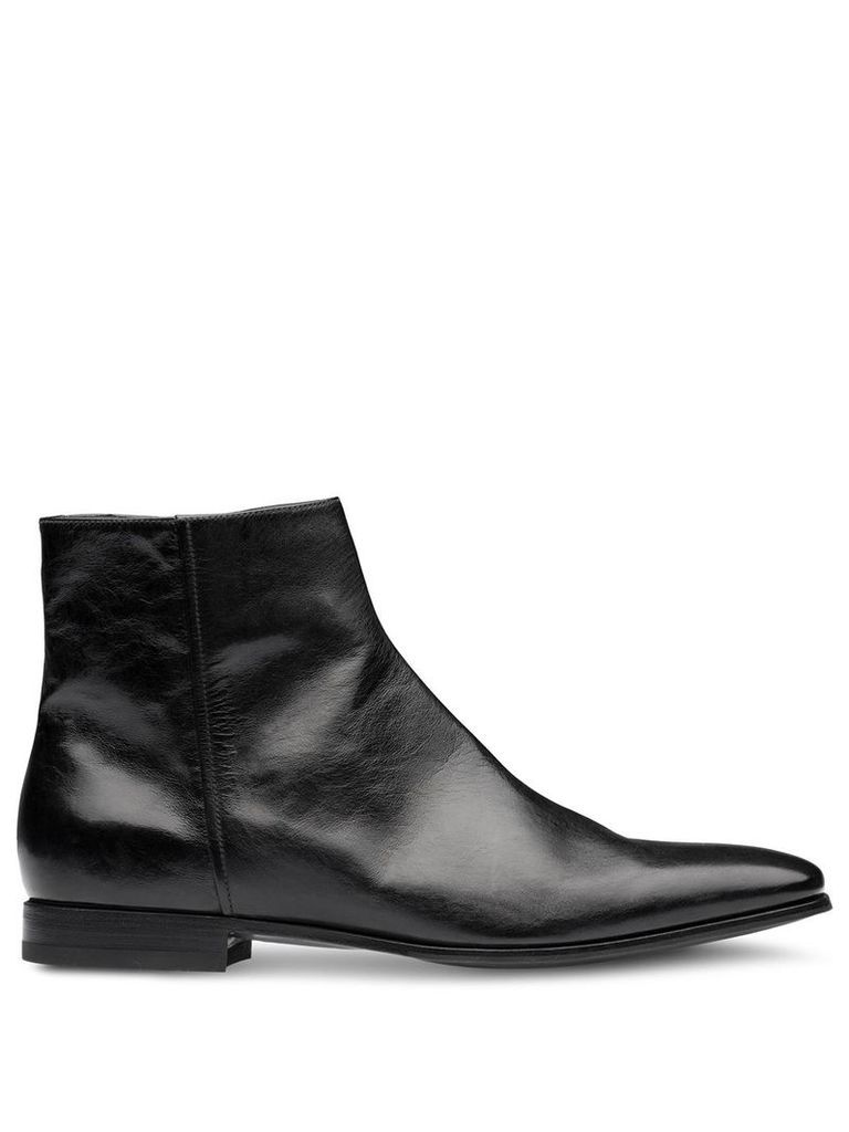 Prada zipped ankle boots - Black