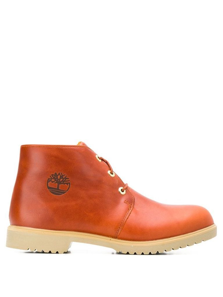 Timberland lace-up ankle boots - ORANGE