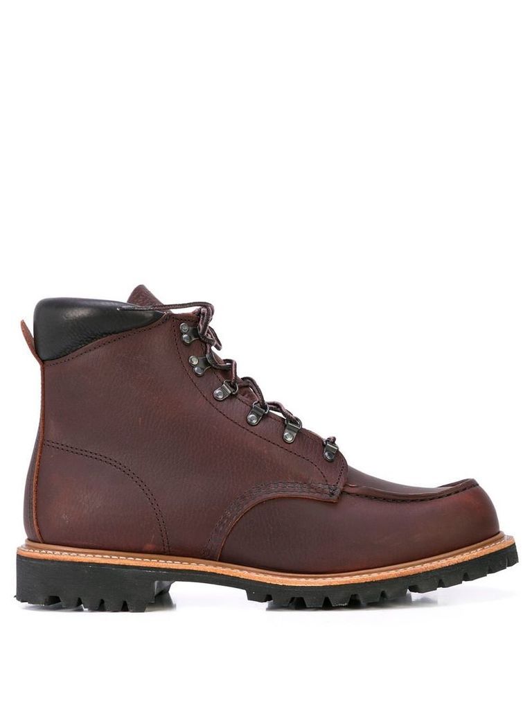 Red Wing Shoes Sawmill lace-up combat boots - Brown