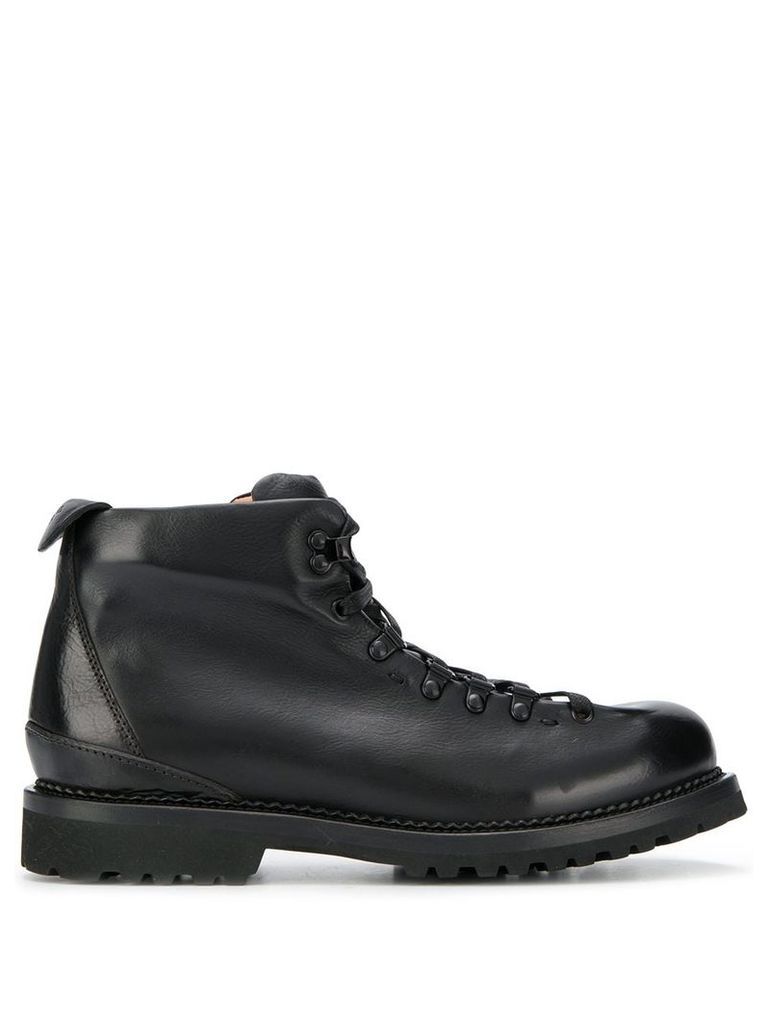 Buttero Canalone lace-up boots - Black