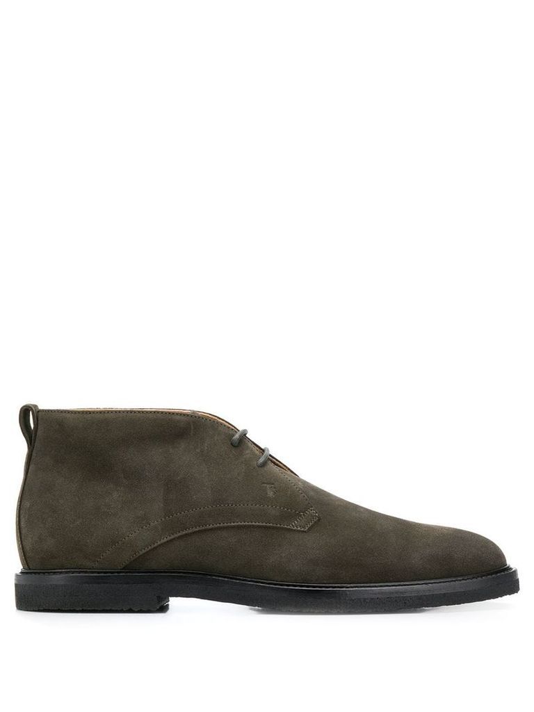Tod's lace-up desert boots - Green
