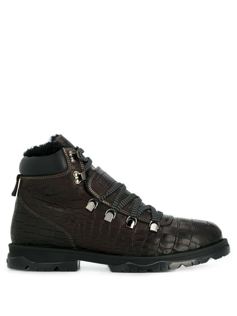 Jimmy Choo Barra hiker-style boots - Brown