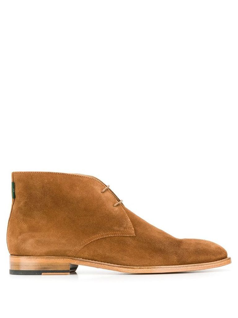 PS Paul Smith stitched panel boots - Brown