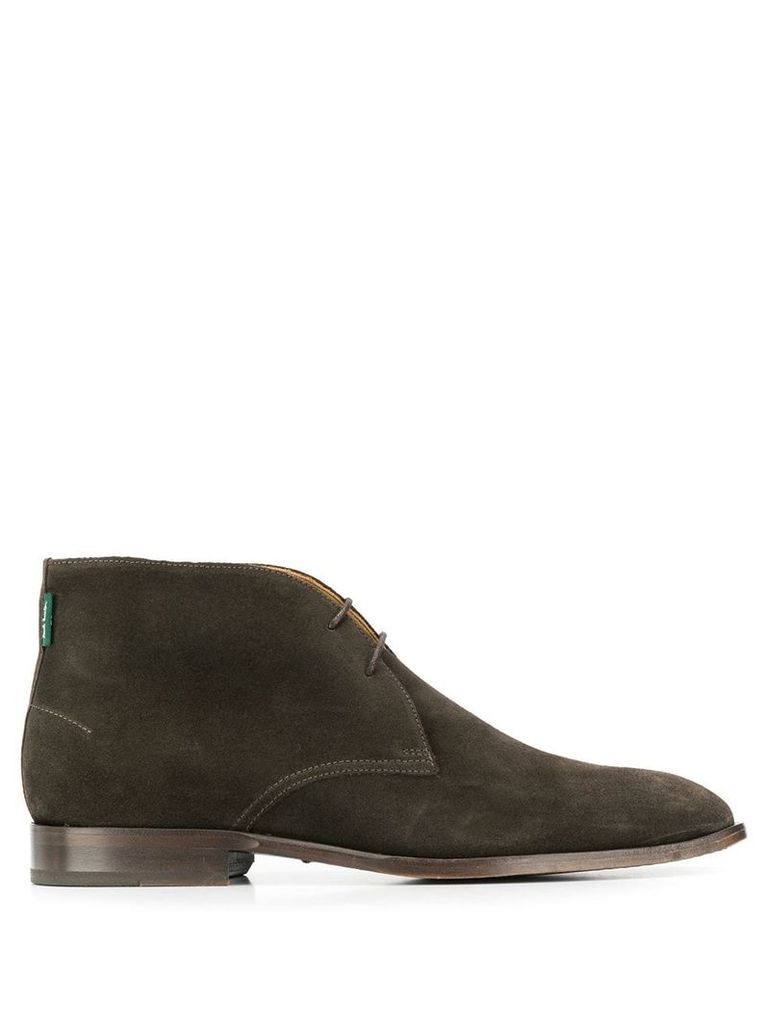PS Paul Smith stitched panel boots - Brown