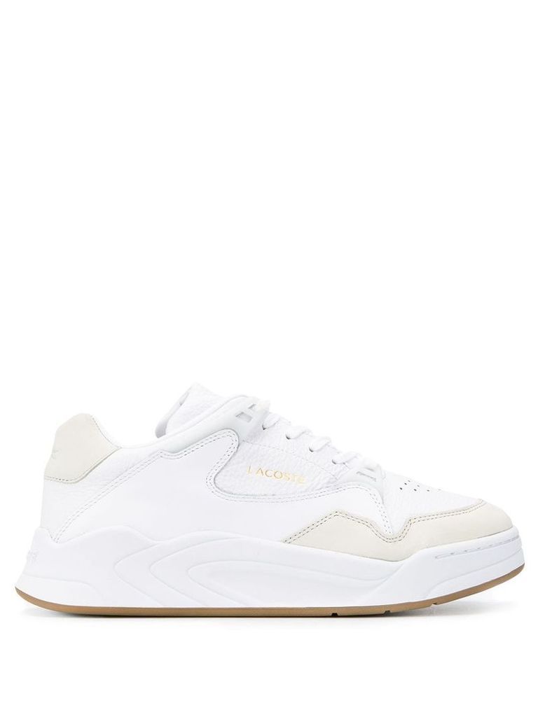 Lacoste Court Slam tonal sneakers - White
