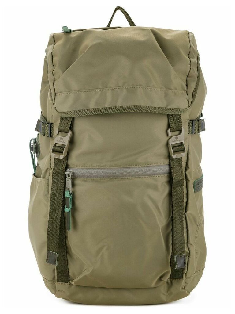As2ov 210D nylon twill backpack - Green