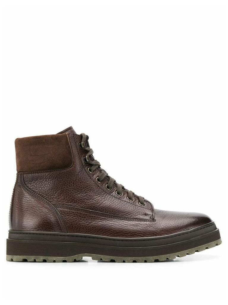 Henderson Baracco lace-up boots - Brown