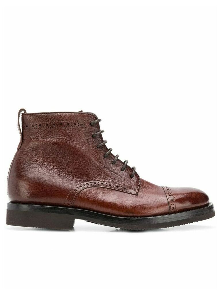 Henderson Baracco lace-up ankle boots - Brown