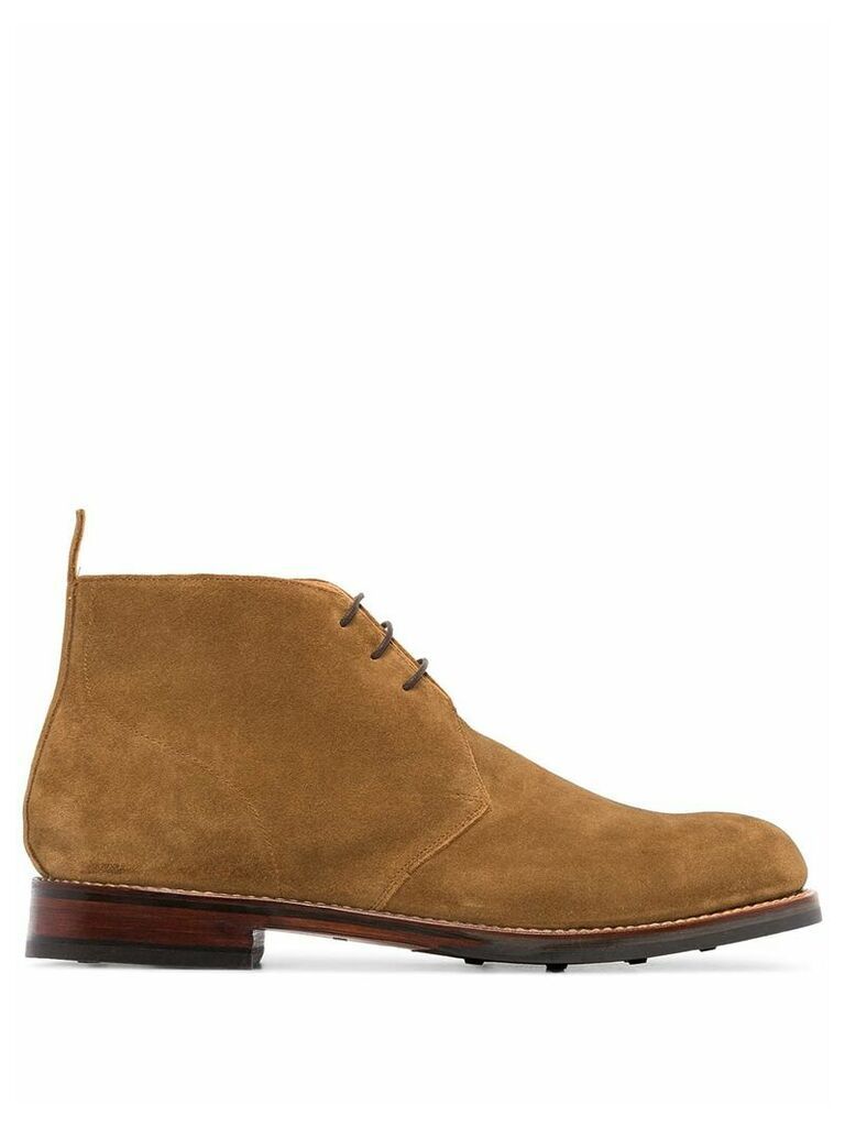 Grenson Wendell suede ankle boots - Brown