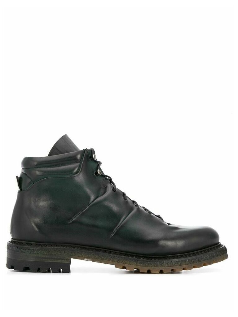 Silvano Sassetti lace-up ankle boots - Green