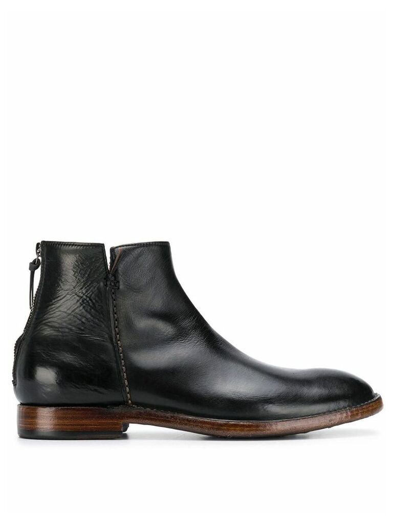Silvano Sassetti zipped boot - Black