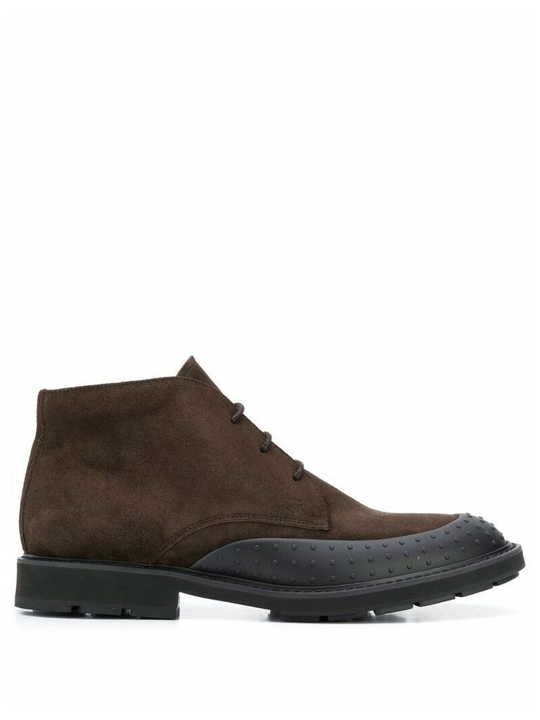 Tod's pebbled desert boots - Brown