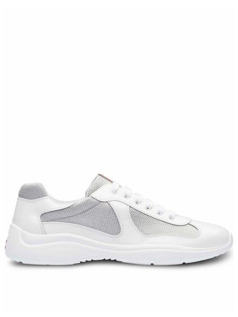 Prada technical sneakers - White