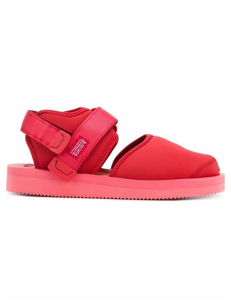 Suicoke closed toe sandals - Red