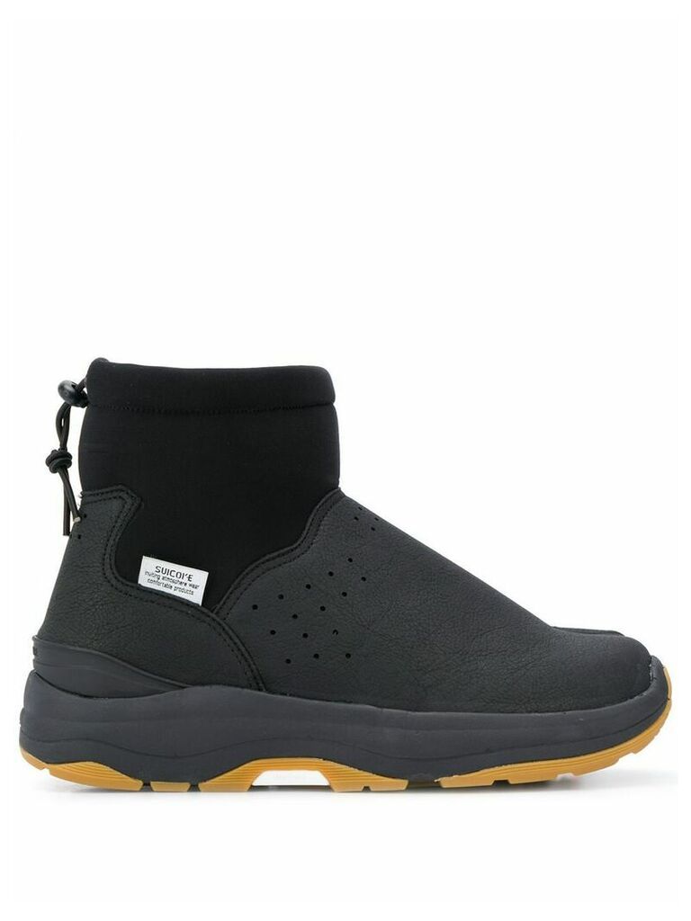 Suicoke panelled sneaker boots - Black