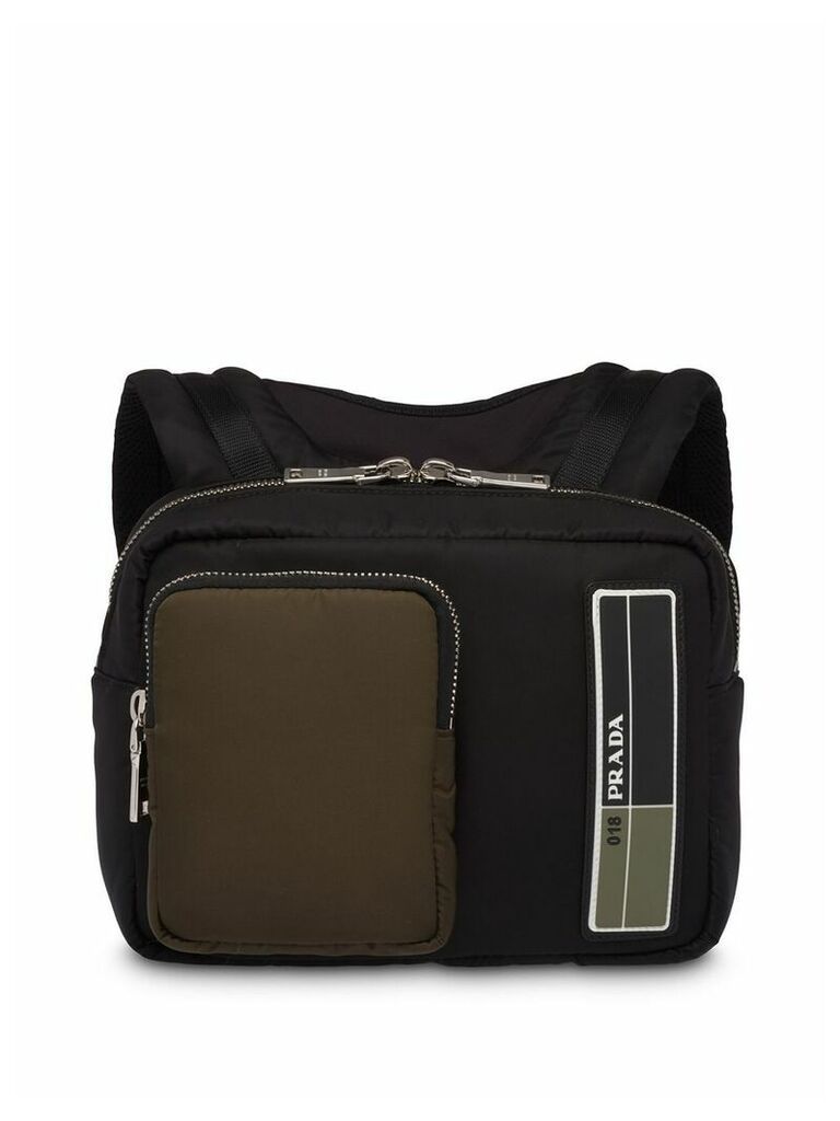 Prada technical fabric backpack - Black