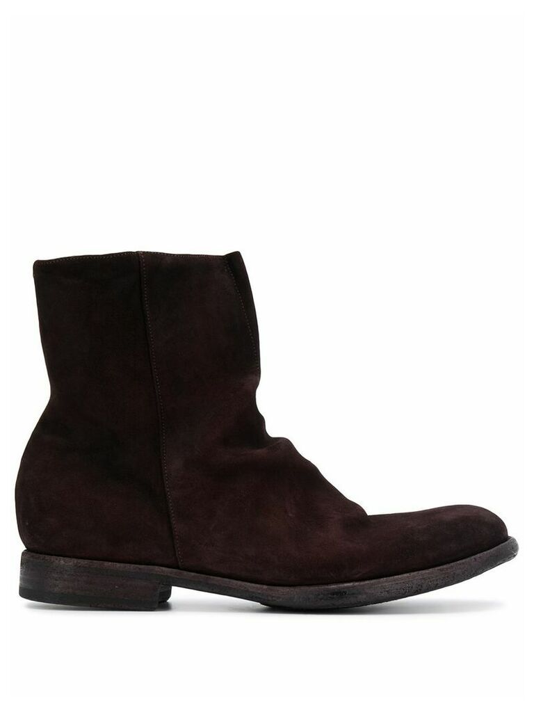 Pantanetti relaxed ankle boots - Brown