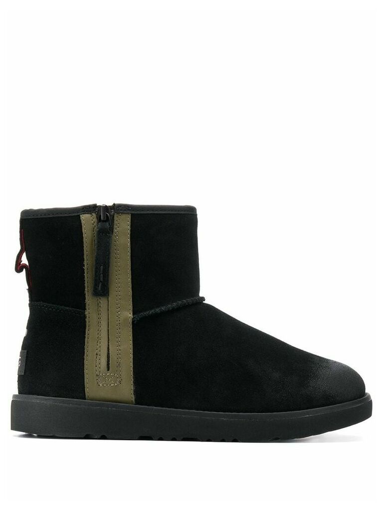Ugg Australia contrast zipped ankle boots - Black
