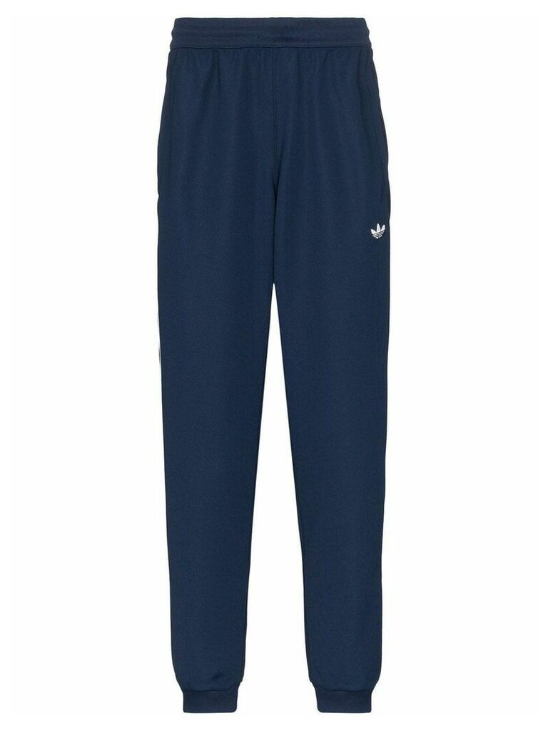 adidas piped-trim track pants - Blue