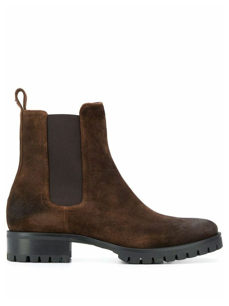 Dsquared2 ridged sole ankle boots - Brown