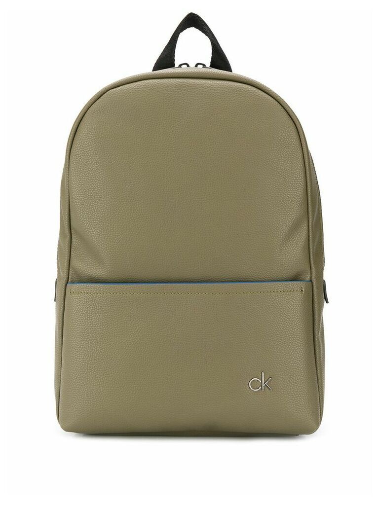 Calvin Klein embossed logo backpack - Green