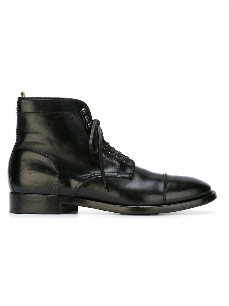 Officine Creative lace-up boots - Black