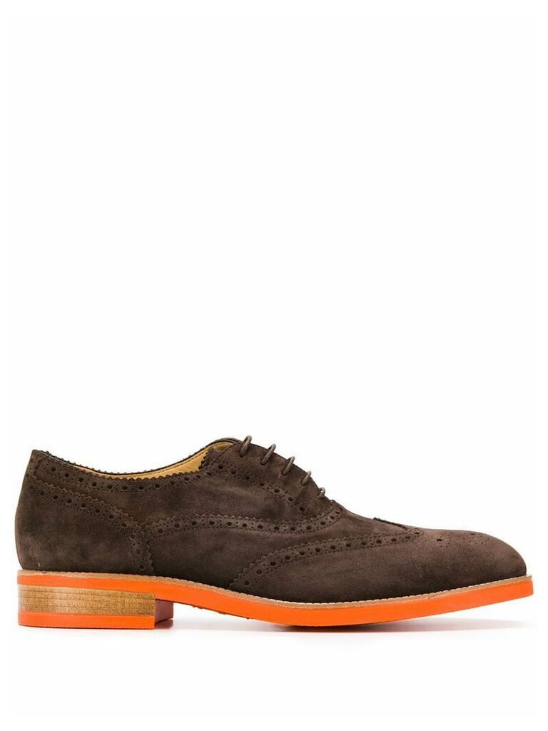 Paul Smith lace-up low heel brogues - Brown