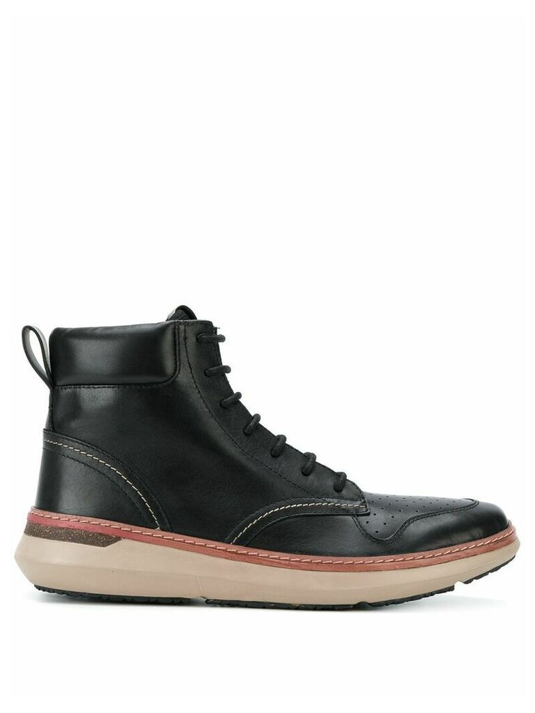 Armani Jeans lace-up ankle boots - Black