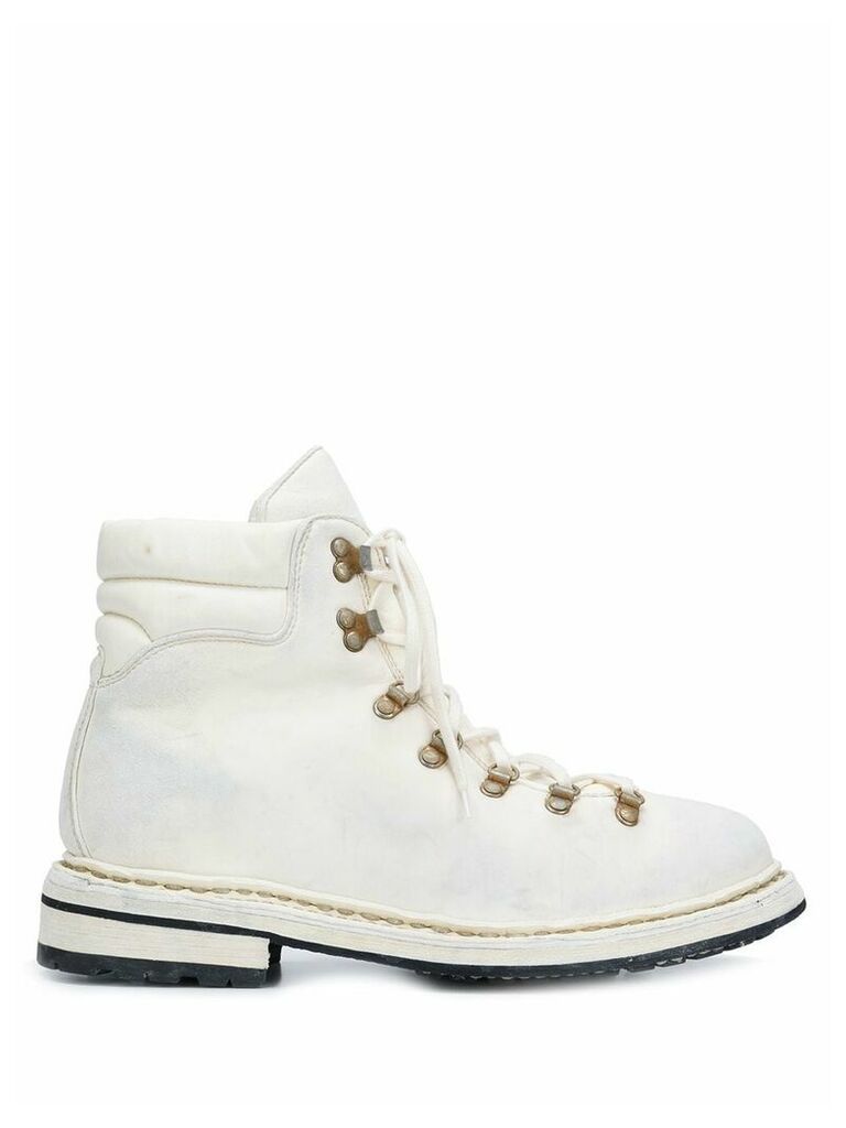 Guidi Cordovan boots - White