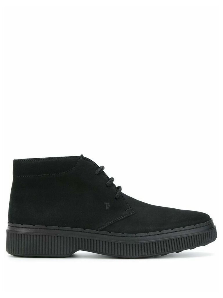 Tod's chunky sole desert boots - Black