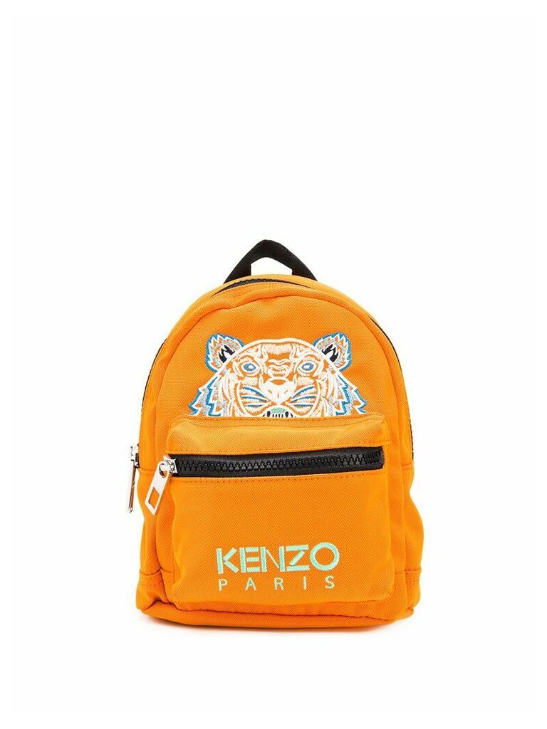 Kenzo Tiger logo mini backpack - ORANGE