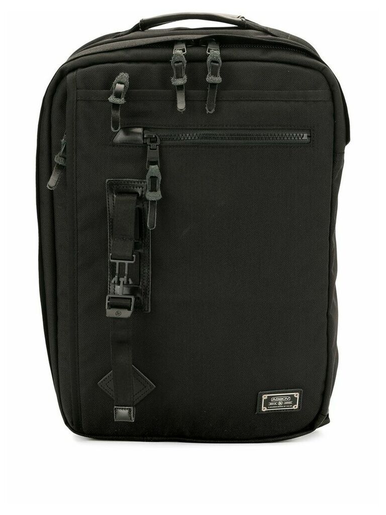 As2ov canvas utility backpack - Black