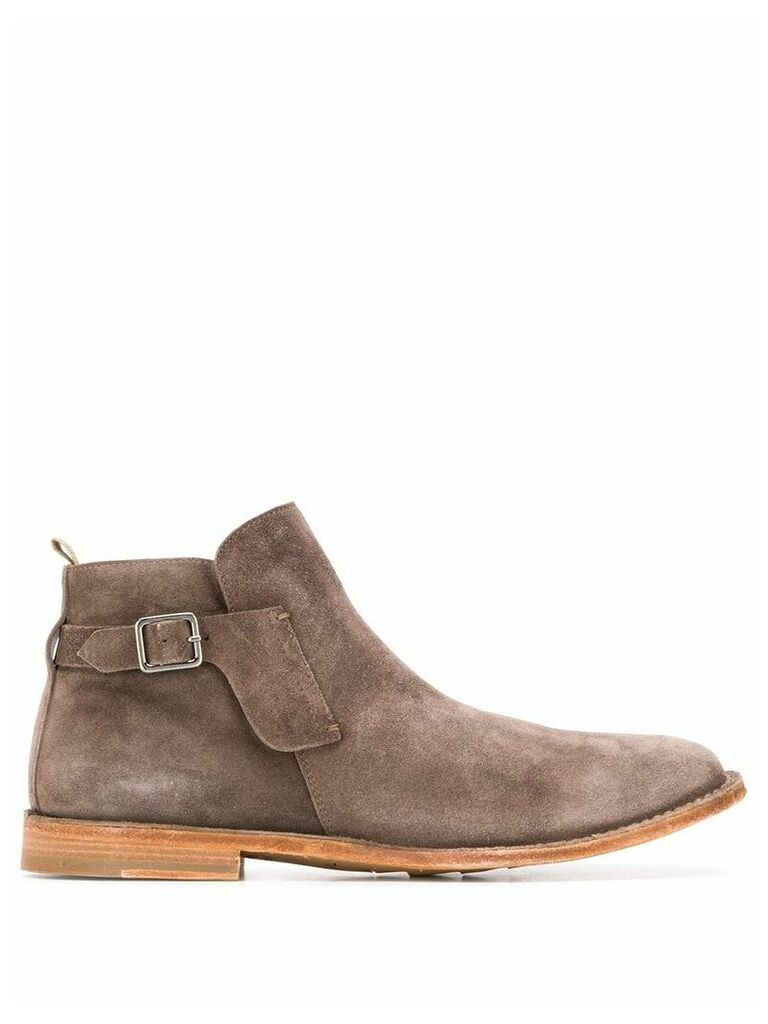 Officine Creative Steple buckled ankle boots - Brown