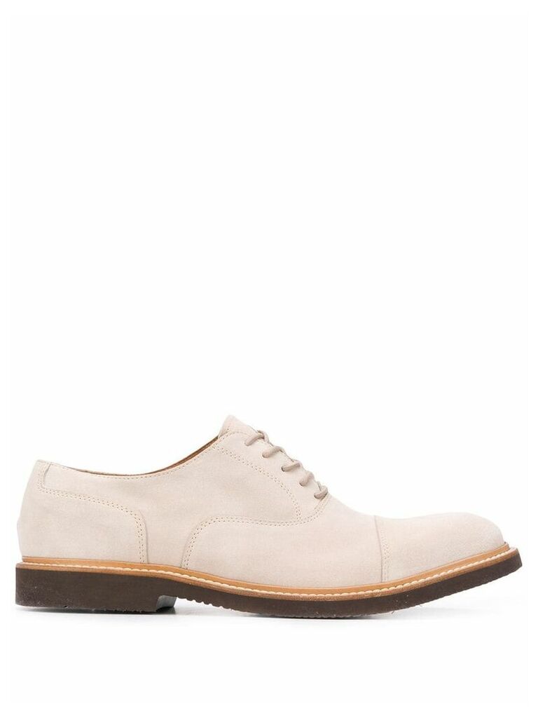 Eleventy lace-up suede shoes - Grey