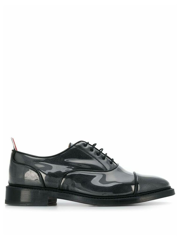Thom Browne covered Oxford shoes - Black