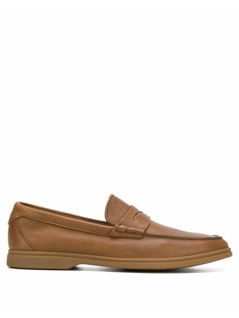 Brunello Cucinelli Penny slip-on loafers - Brown