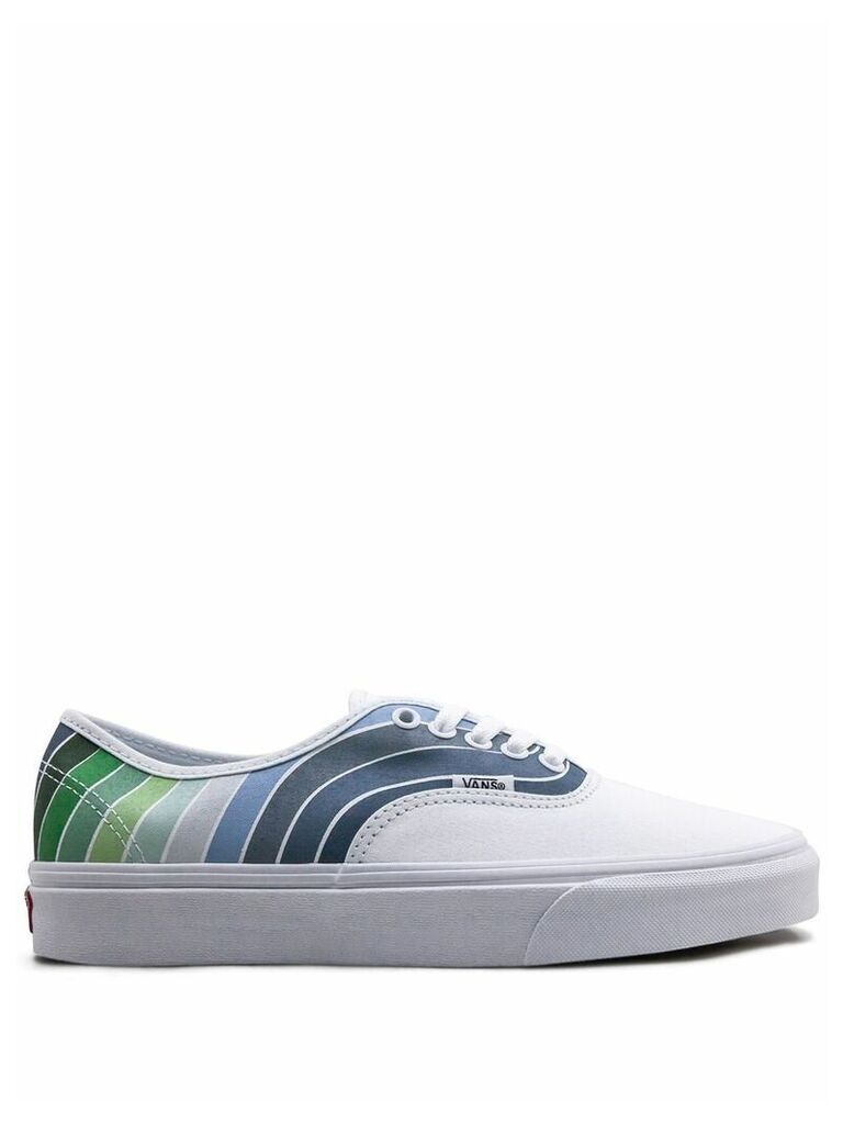 Vans Authentic striped sneakers - White
