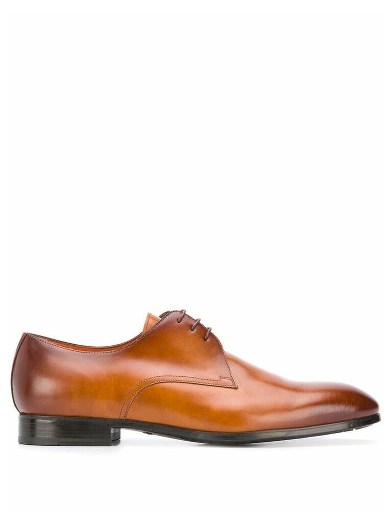 Santoni classic derby shoes - Brown
