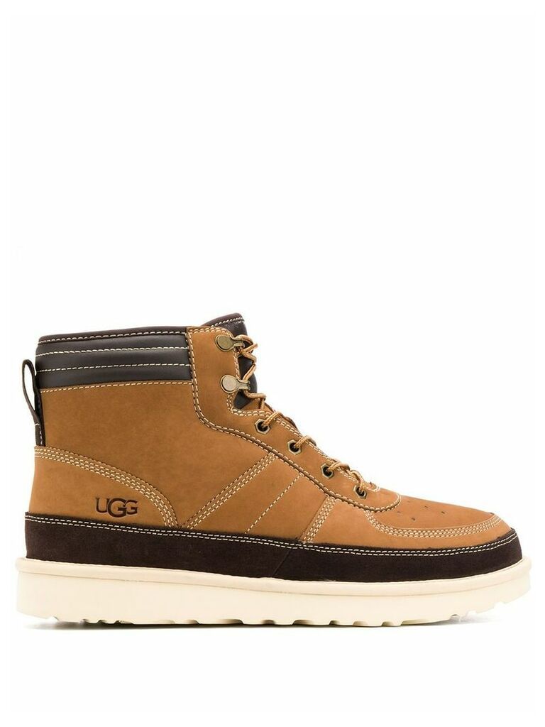UGG lace-up ankle boots - Brown