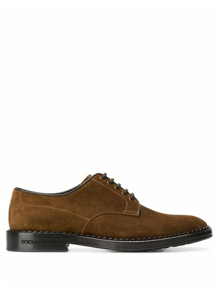 Dolce & Gabbana classic derby shoes - Brown